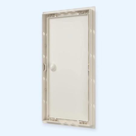 Л2540Р Ivory ЭРА (ERA) Люк ревизионный ЛР фланец 246х396 ручка 268х418 пластик Ivory EVECS